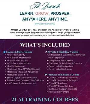 The Ultimate AI Mastery Bundle