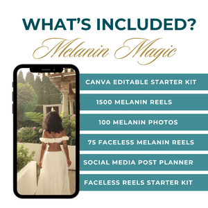 Melanin Faceless Reels & Photos Bundle