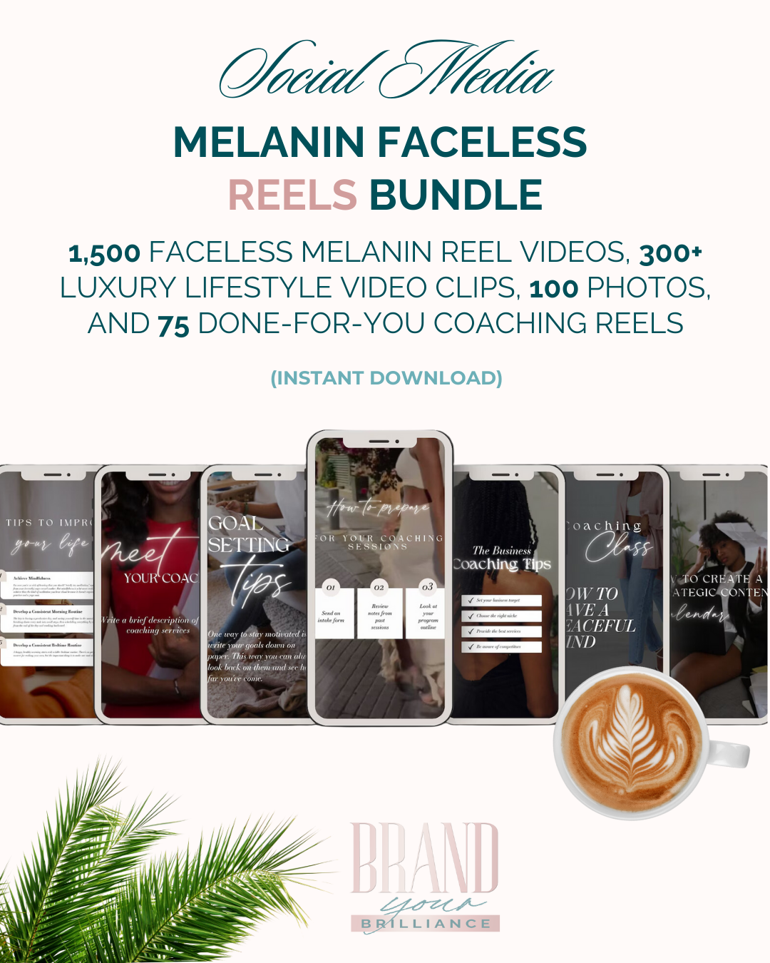 Melanin Faceless Reels & Photos Bundle