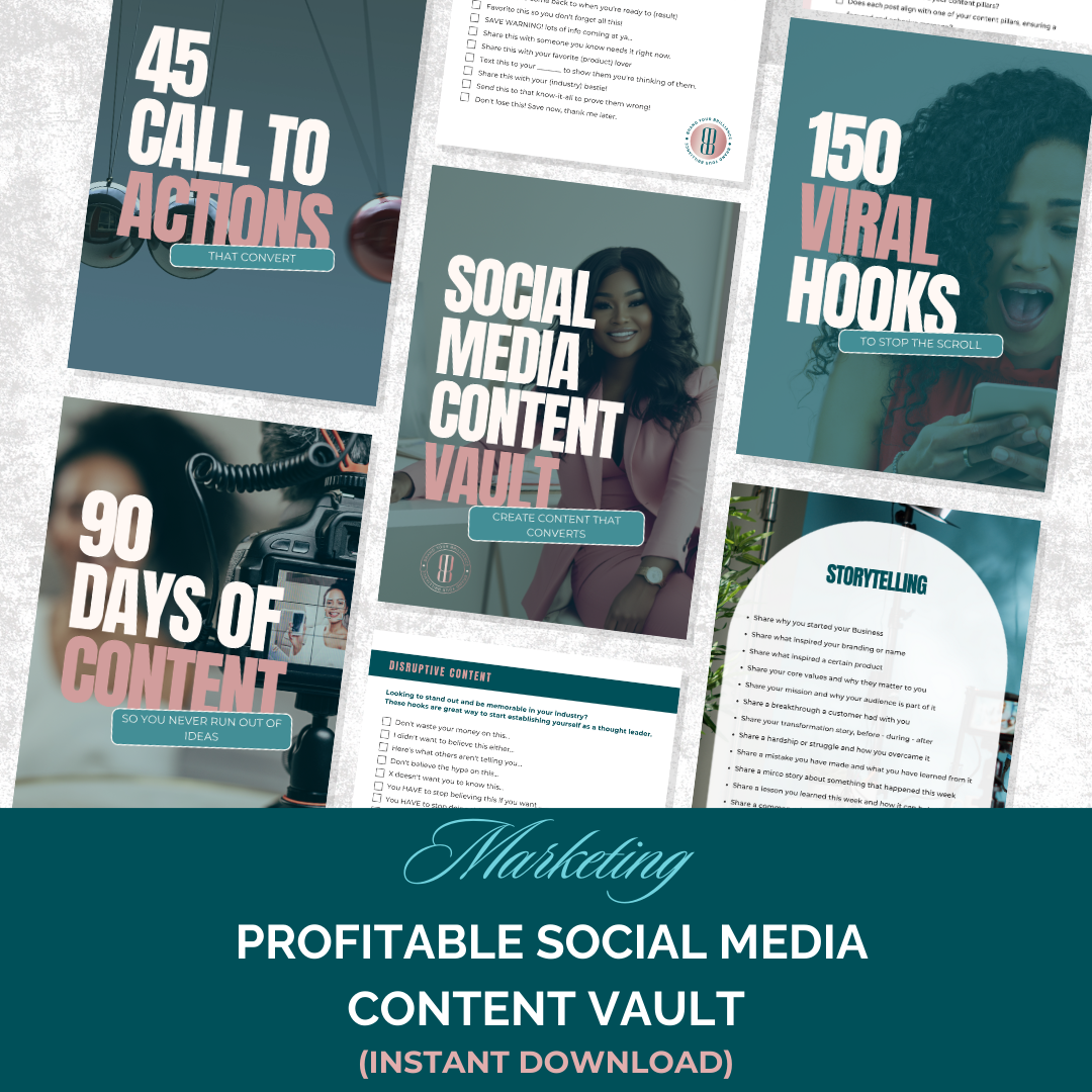 Profitable Social Media Content Vault