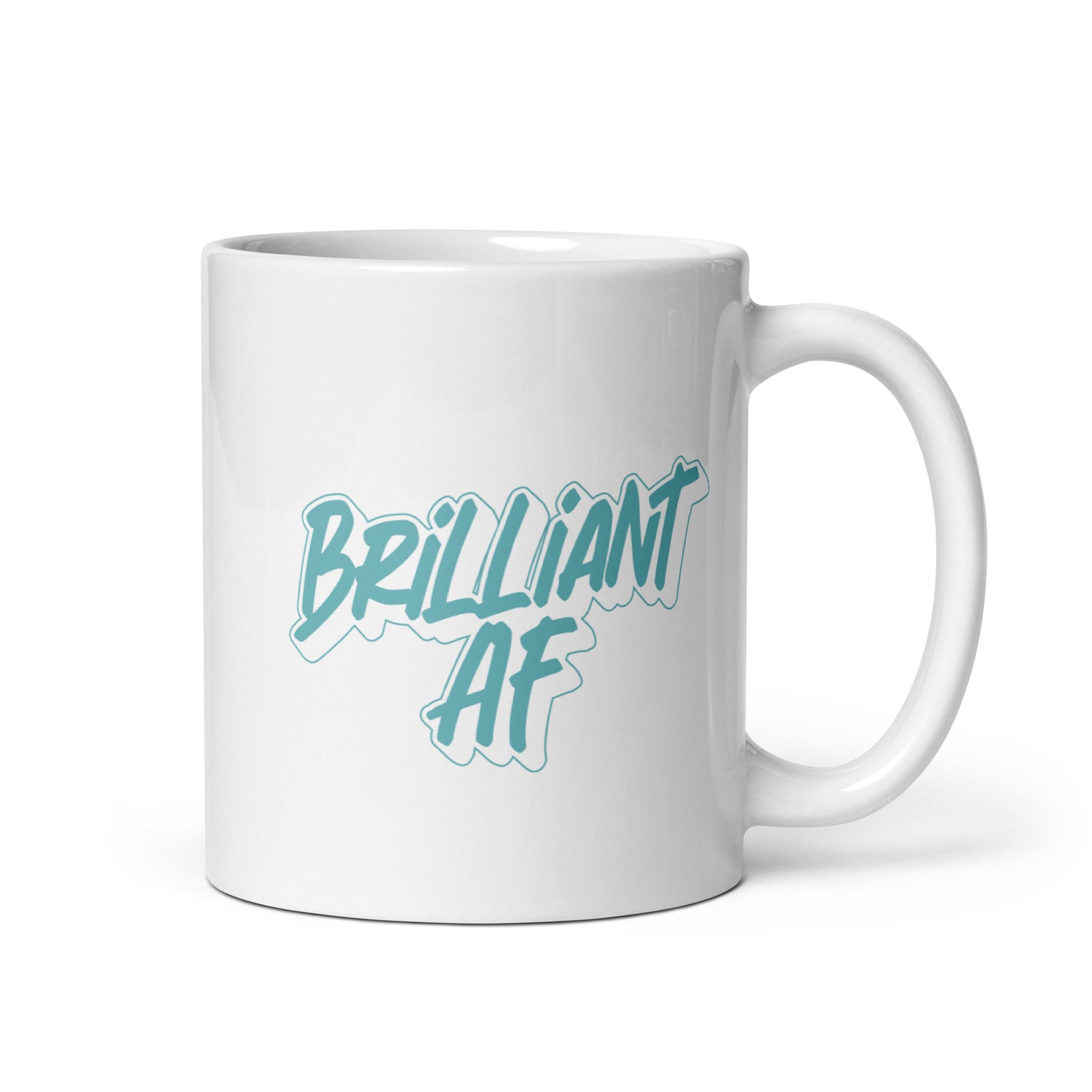 Brilliant AF "Teal" Coffee Mug