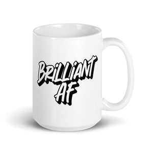 Brilliant AF "Black" Coffee Mug